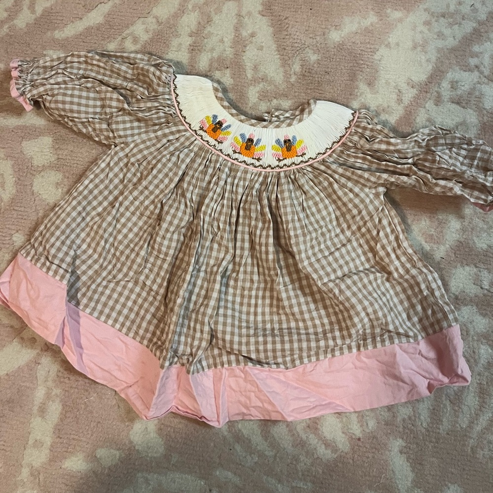 Smocked Turkey Dress